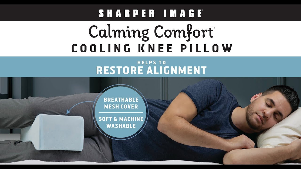 Calming Comfort Cooling Knee Pillow Official Commercial 