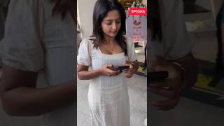 Stunning Ashika Ashokan Spotted In Movie Launch.