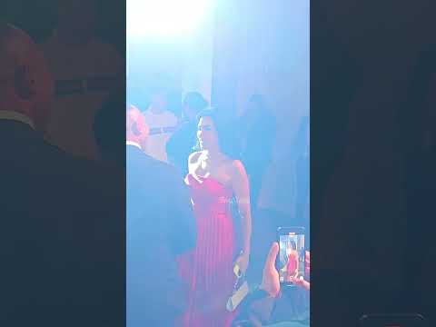 ميرهان حسين بفستان جذاب في حفل زفاف احمد جمال و فرح الموجي