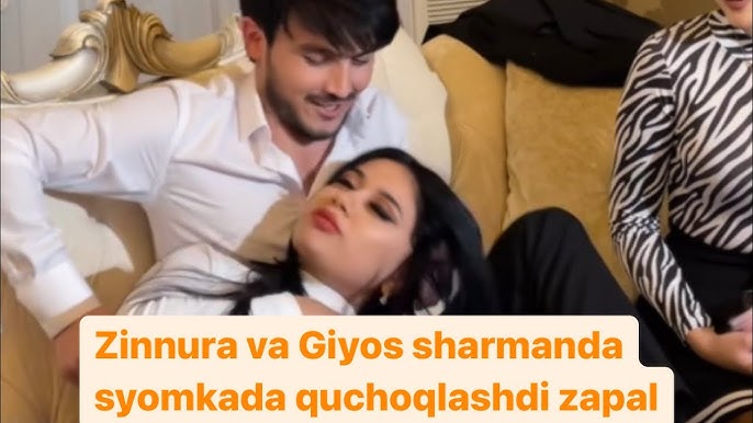 Mazali eshakli qiz yigitning tepasida otiradi.