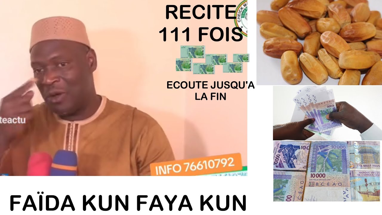 MAMADOU KONATE FAÏDA KUN FAYA KUN SIRITIGAI DOUAHOU DJABI TELIMAN D'ARGENT RICHESSE ET BIEN D'AUTRES