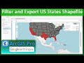 How to Export Administrative Boundary of US States | Use Google Earth Engine in ArcGIS Pro