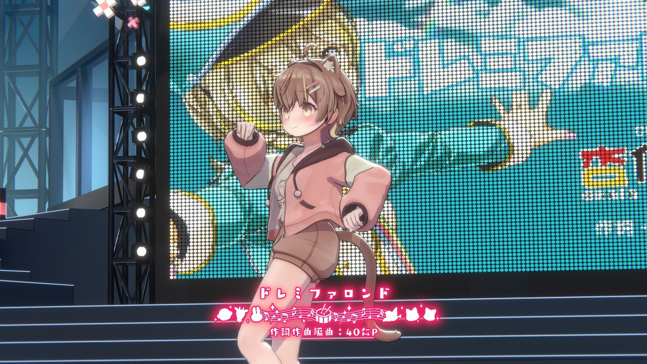 【3D LIVE映像】ドレミファロンド - Cover by 杏仁ミル【#杏仁ミル 5周年LIVE影像】