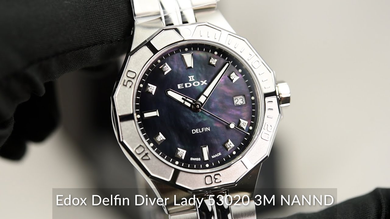 Montre Delfin Diver Date Lady Special 53020-3M-BUDDR - Edox - Ocarat