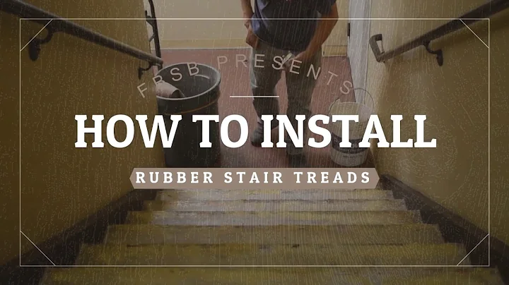 HOW TO INSTALL RUBBER STAIR TREADS