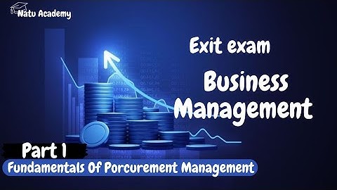 Exit exam for business management Q&A #exitexam #2024