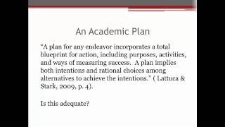 Curriculum: An Academic Plan PPT Two 08-30-16