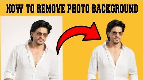 How to Remove Photo Background in Just One Click - Secret App || Erase Photo Background in Mobile