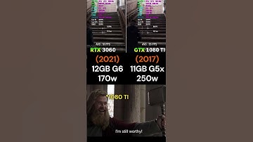 💥 GTX 1080 Ti vs RTX 3060 – Still Worth It in 2025?  #shorts