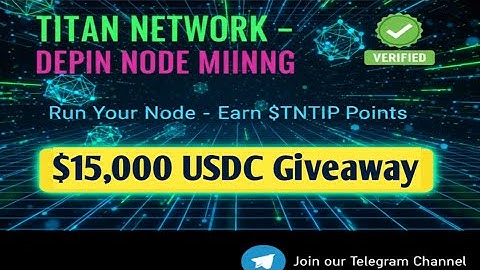 Titan Network verified Node mining ⛏️ | $15,000 USDC Giveaway | tamil 