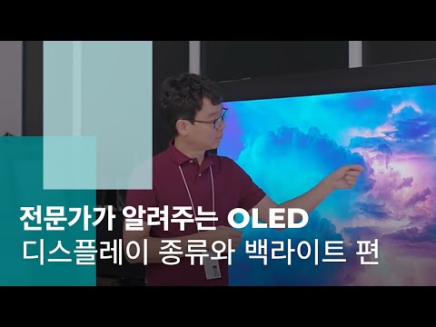 전문가가 알려주는 OLED 디스플레이의 종류와 백라이트 편 FACTERVIEW OLED 