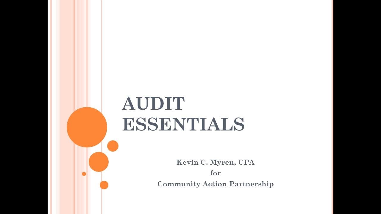Audit Essentials What Every Board Needs to Know