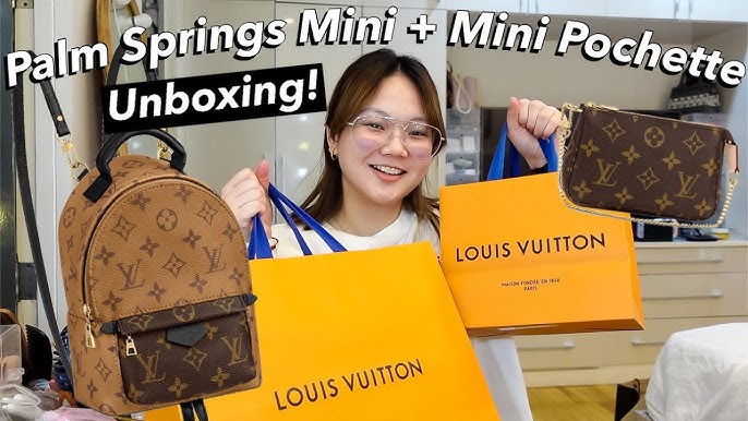 My Louis Vuitton Palm Springs Backpack Mini Review - Mia Mia Mine