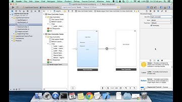 iOS Login Screen Tutorial - Xcode 5 / iOS 7 - Create Home Screen and a Segue
