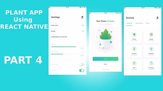 PlantApp using React Native 2020 Part 4