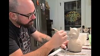 7/25/26 - Let's Sculpt Vintage Inspired Halloween Kitty with ClayShay - Part 1 of 2