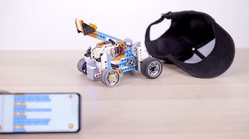 Catapult Built with Apitor Robot X