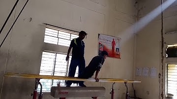 Parallel bar handstand turns