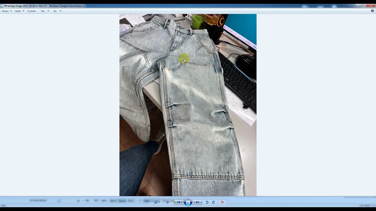 GERBER PDS DE PANTOLON ÖNÜ MODEL UYGULAMA VE PİLE ÇALIŞMASI