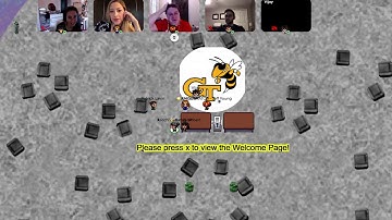 Georgia Tech @ Gather Town, a Virtual Party (sneak peek)