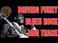 Driving funky blues rock jam track  guitar backing track g minor  96 bpm