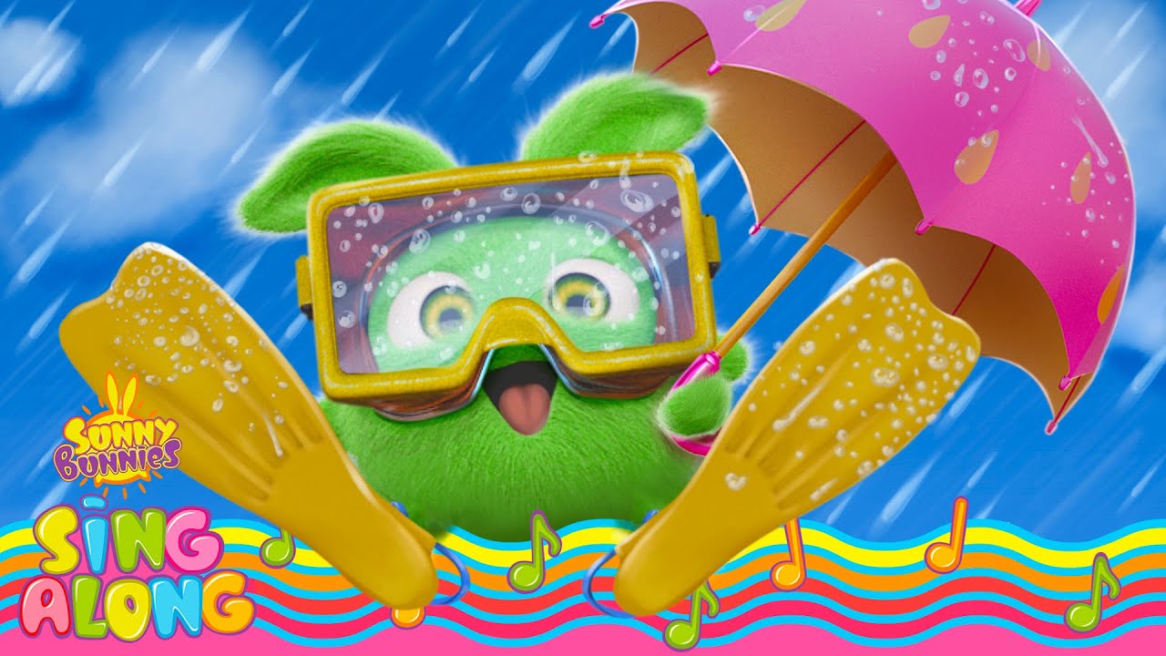 SUNNY BUNNIES Rain, Rain Go Away BRAND NEW SING ALONG Season 1