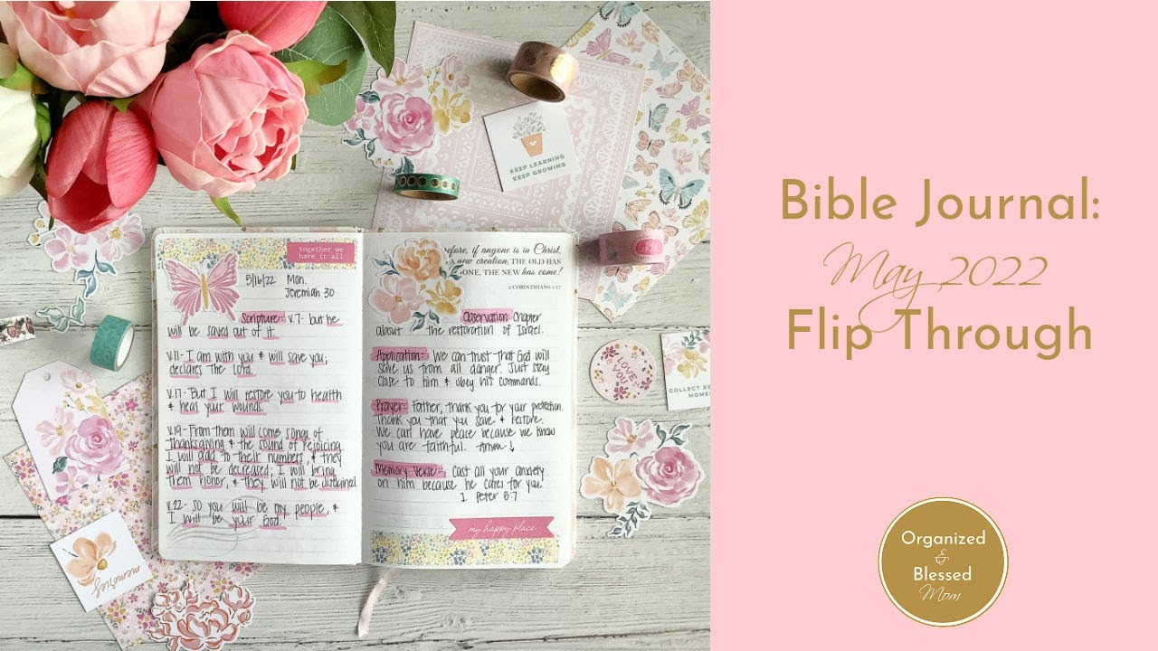Bible Journal: May 2022 Flip Through