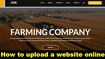How to upload a website online on Internet using shared web hosting | DomainRacer Web Hosting