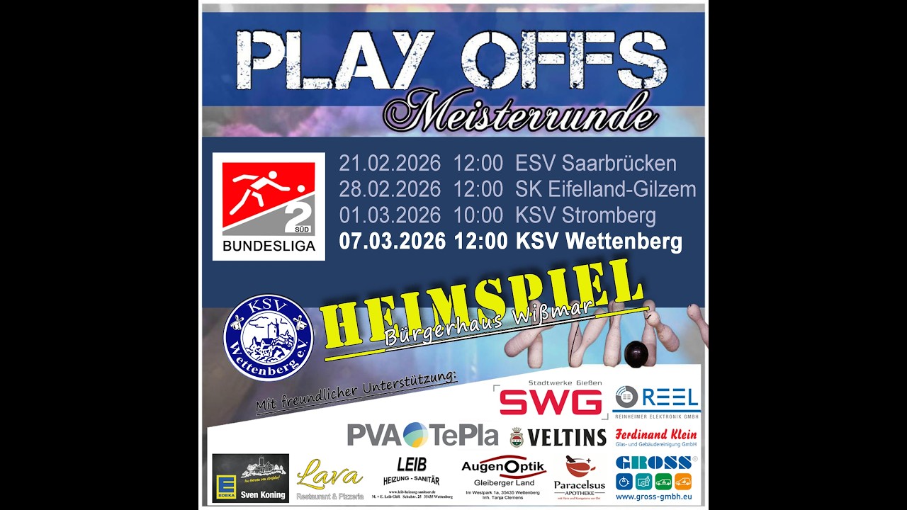 PlayOffs 4. Spieltag 2. Bundesliga/Süd