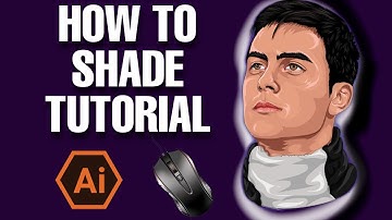 How to Shade Tutorial! with Mouse 2024 [Step by step]- ADOBE ILLUSTRATOR Tutorial
