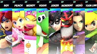 Super Smash Bros Ultimate Amiibo Fights Request #26165 Free for all at Brinstar