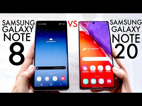 Samsung Galaxy Note 20 Vs Samsung Galaxy Note 8! (Comparison) (Review)