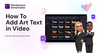 How to Add Art Text in Video | DemoCreator Effects