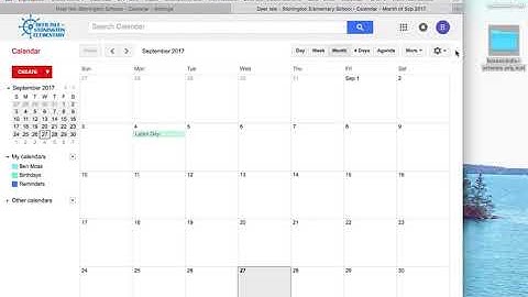 Export and Import Google Calendars