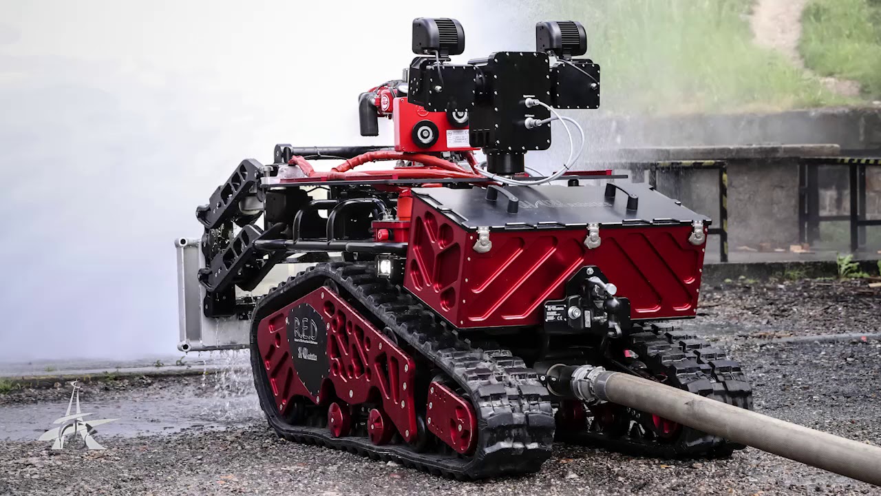 Meet the firefighting robots that can battle blazes too dangerous for humans