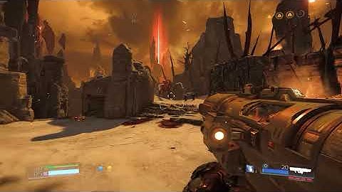 DOOM - first hell baron encounter