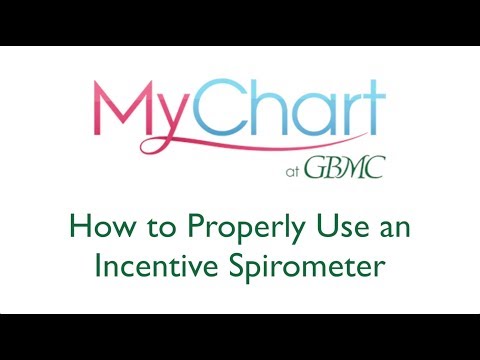How to Properly Use an Incentive Spirometer
