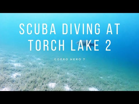 Scuba Diving at Torch Lake 2 | GoPro Hero 7 | 4K 60 FPS