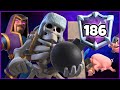 Top ladder with giant skeleton royal hogs deck