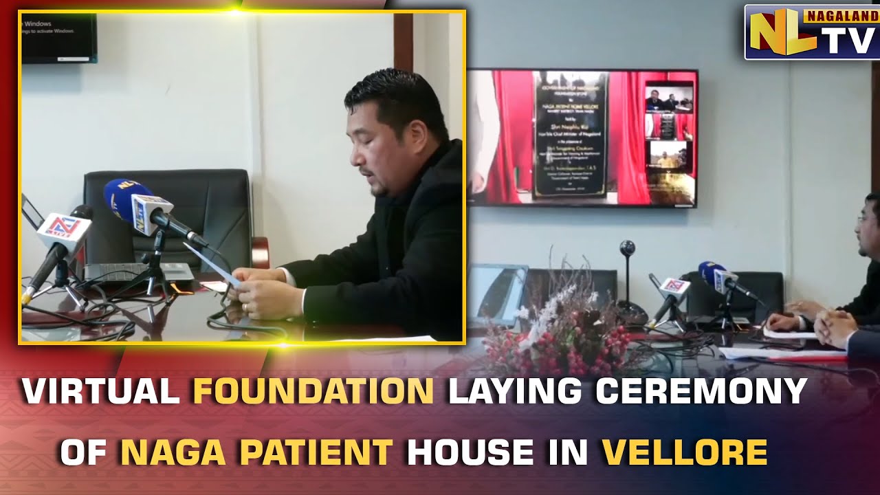 VIRTUAL FOUNDATION LAYING CEREMONY OF NAGA PATIENT HOUSE IN VELLORE