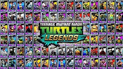 ALL 81 PLATINUM MAX LEVEL 100 CHARACTERS (TMNT LEGENDS)