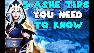 5 Tips Every Ashe NEEDS To Know! League of Legends Season 11 Ashe Guide