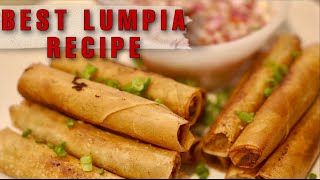 BEEF LUMPIA! FILIPINO LUMPIANG SHANGHAI RECIPE