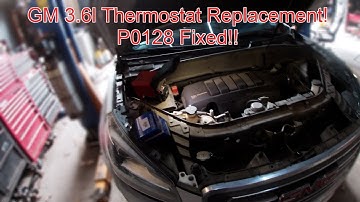 2013-2017 GM 3.6l Thermostat Replacement; 2016 GMC Acadia P0128