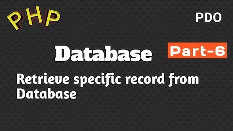fetch data from mysql using pdo in php | in hindi