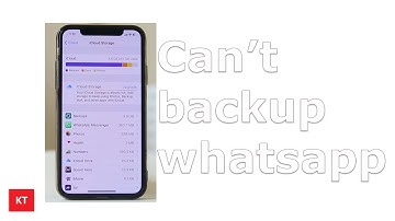 Fixed Whatsapp backup stuck in iPhone | iCloud backup error