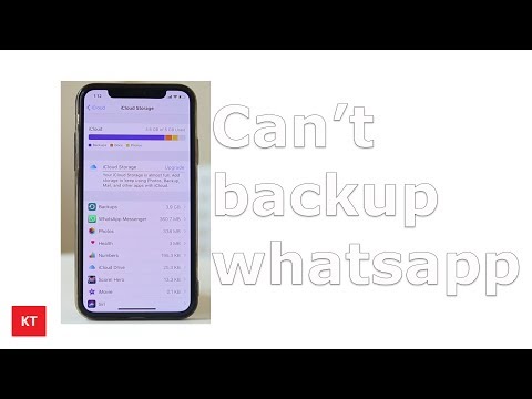 Can't backup whatsapp to icloud this video also answers some of the queries below: stuck how message on iphone ipho...