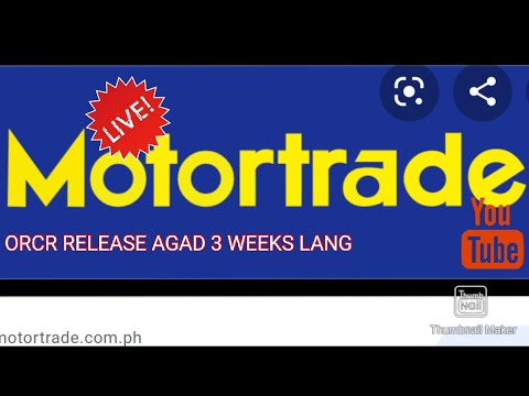 Orcr ng motor release agad 2020 | 3 weeks lang sa Motortrade Part 2 EP.8