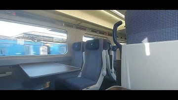 Departing Newcastle Onboard a Transpennine Express Nova 1 1st class 30/1/23