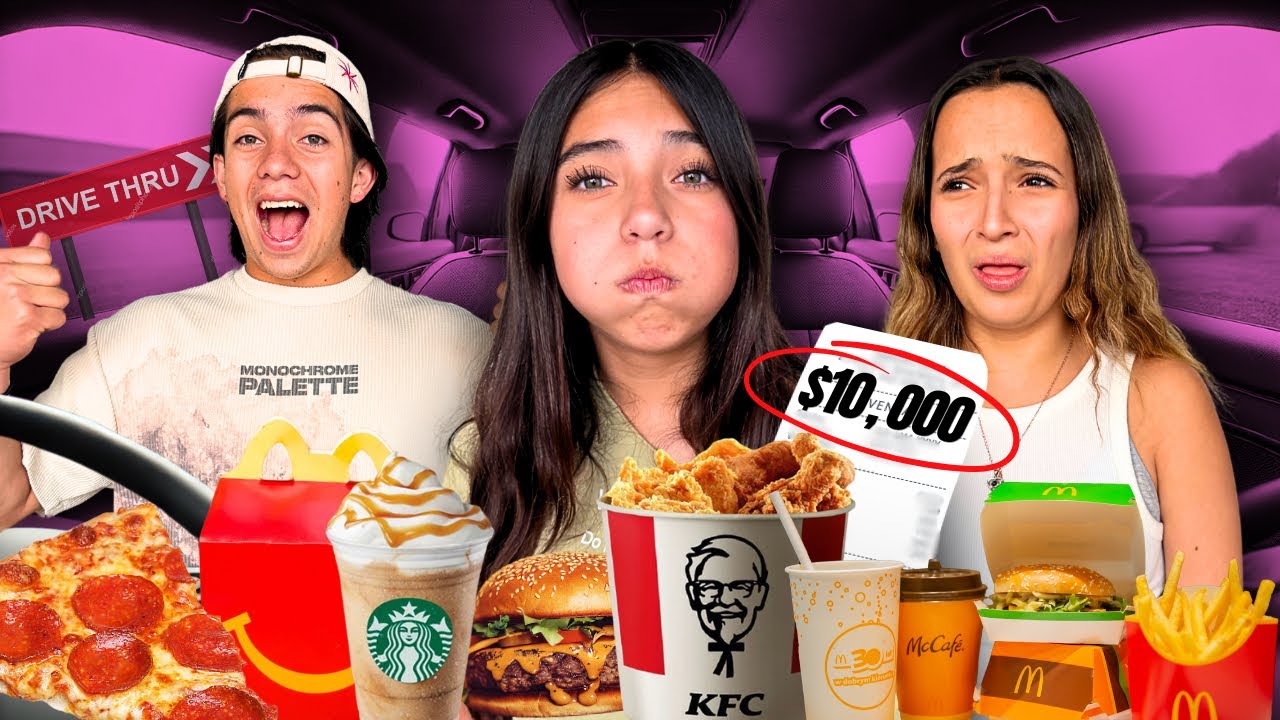 EL AUTO DE ENFRENTE DECIDE NUESTRA COMIDA!!!